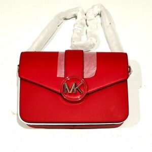 *New* Authentic Michael Kors Red Crossbody/Shoulder Bag.